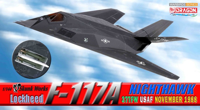 51051  авиация  Lockheed F-117A Nighthawk  (1:144)