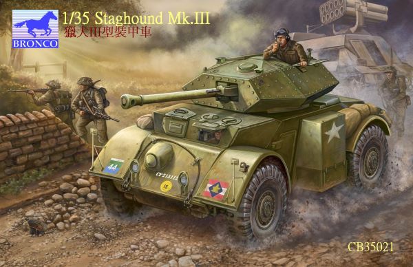 CB35021  техника и вооружение  Staghound Mk.III Armoured Car  (1:35)