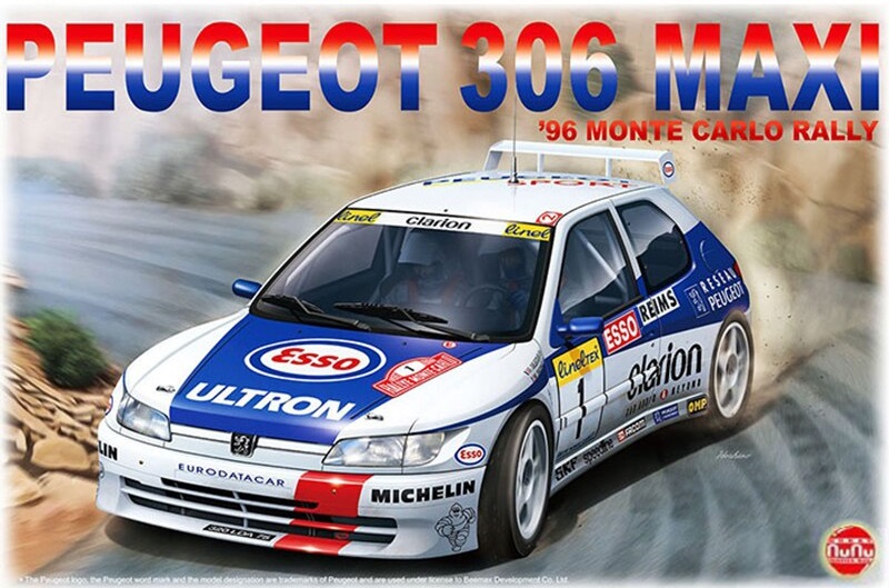 PN24009  автомобили и мотоциклы  Peugeot 306 Maxi 1996 Monte Carlo Rally Winner  (1:24)