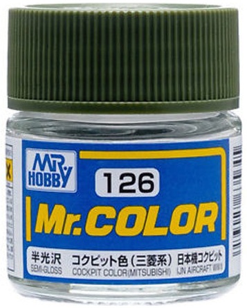 C126  краска 10мл  COCKPIT COLOR (MITSUBISHI)