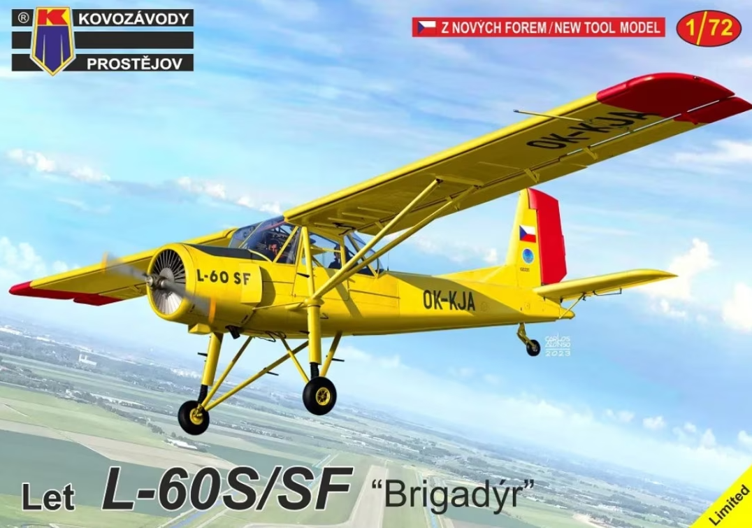 KPM0385  авиация  Let L-60S/SF "Brigadyr"  (1:72)