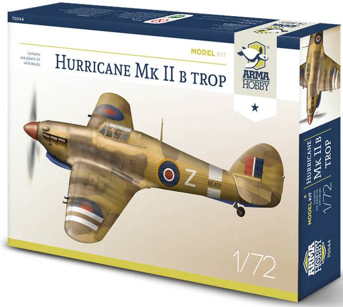 70044  авиация  Hurricane Mk. IIb Trop  (1:72)