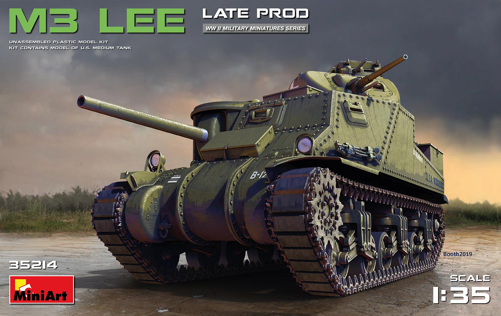 35214  техника и вооружение  M3 Lee Late Prod  (1:35)