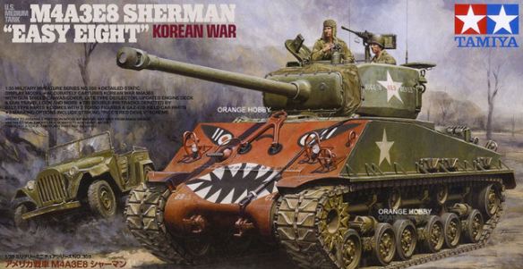 35359  техника и вооружение  M4A3E8 Sherman  "Easy Eight" Korean War  (1:35)