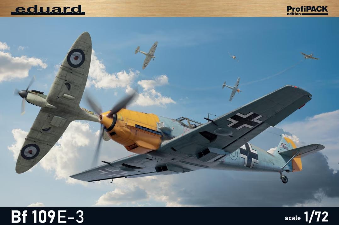 7032  авиация  Bf-109E-3  (1:72)