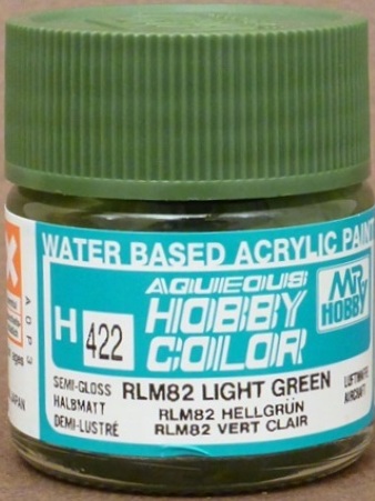 H422  краска 10мл  RLM82 LIGHT GREEN