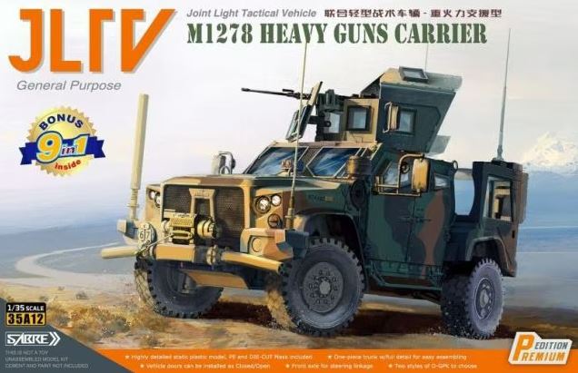 35A12-P  техника  и вооружение  JLTV M1278 Heavy Guns Carrier - Premium Edition  (1:35)