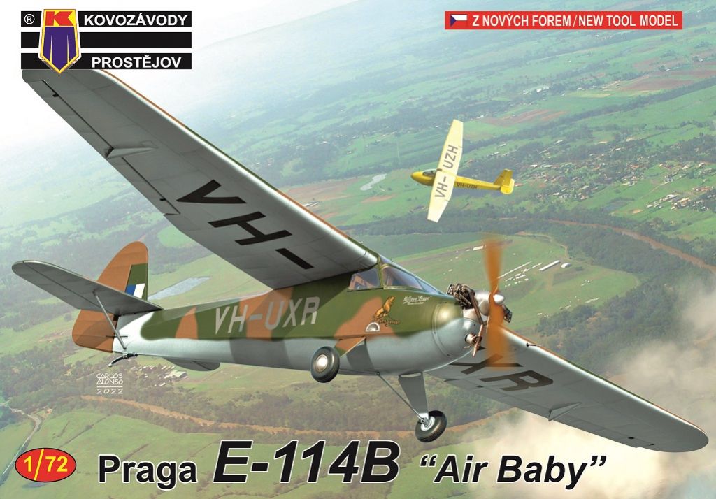 KPM0351  авиация  Praga E-114B "Air Baby"  (1:72)