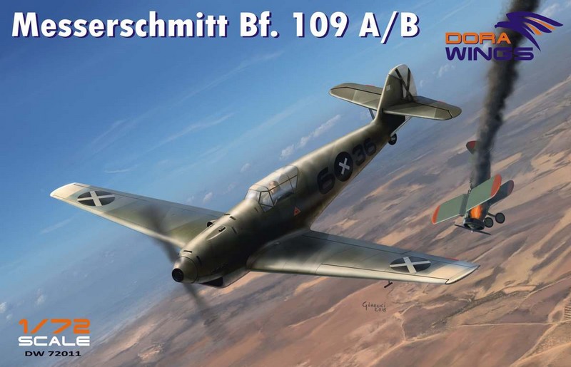 DW72011  авиация  Messershmitt Bf.109 A/B  Legion Condor  (1:72)