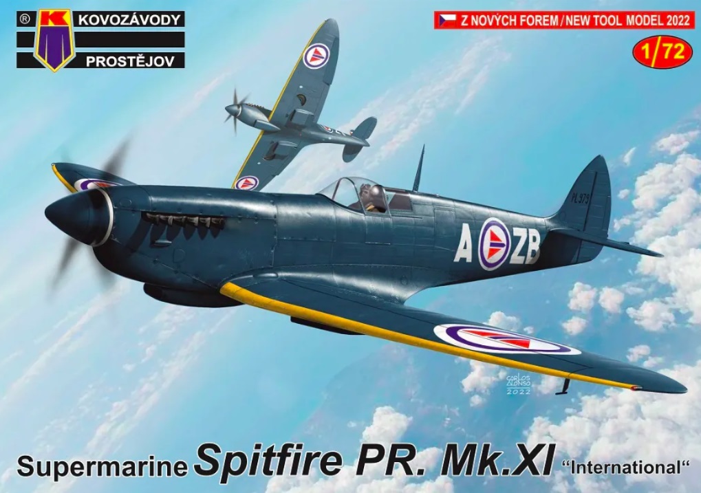 KPM0293  авиация  Spitfire PR. Mk.XI "International"  (1:72)