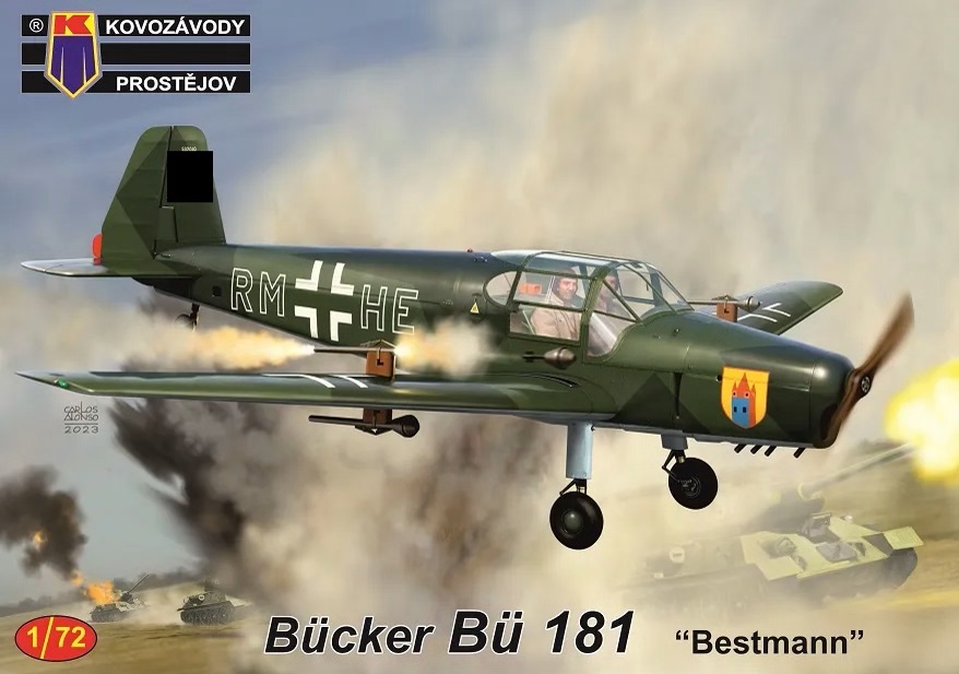 KPM0404  авиация  Bücker Bü-181 Bestmann  (1:72)