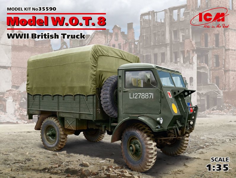 35590  техника и вооружение  Model W.O.T. 8, WWII British Truck  (1:35)