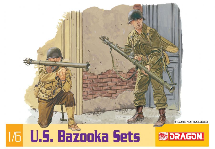 75008  наборы для диорам U.S. Bazooka Sets (1:6)