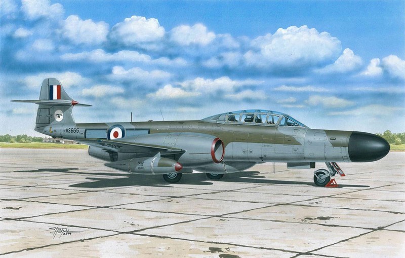 SH72360  авиация  A.W. Meteor NF Mk.12 "Defending the UK Skies"  (1:72)