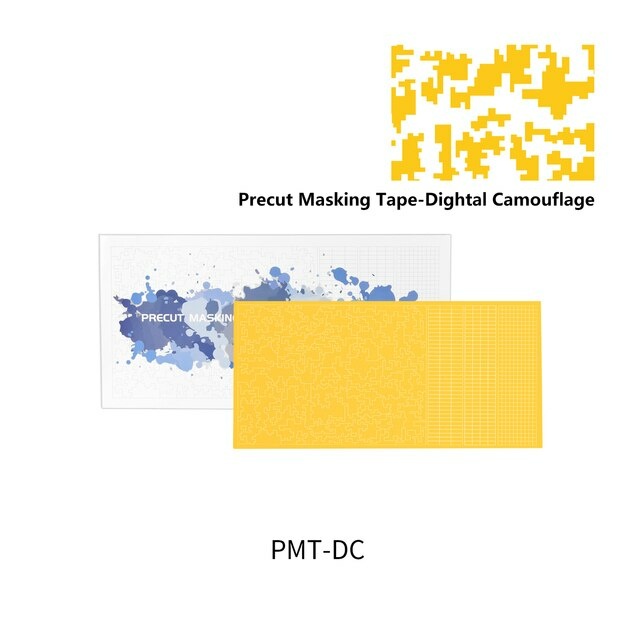 PMT-DC  инструменты для работы с краской  Маскировочная лента, цифровой камуфляж