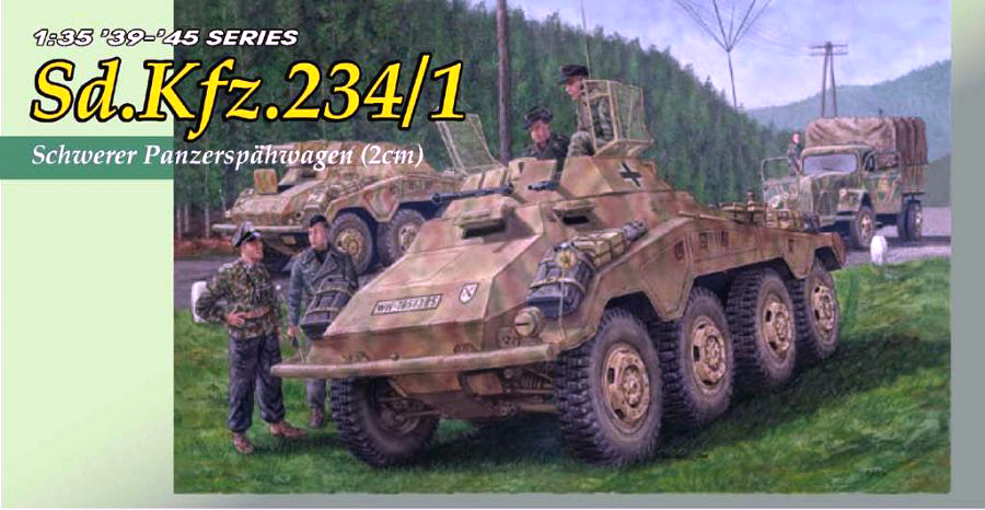 6298  техника и вооружение  БТР Sd.Kfz.234/1 Schwerer Panzerspahwagen (2cm) (1:35)