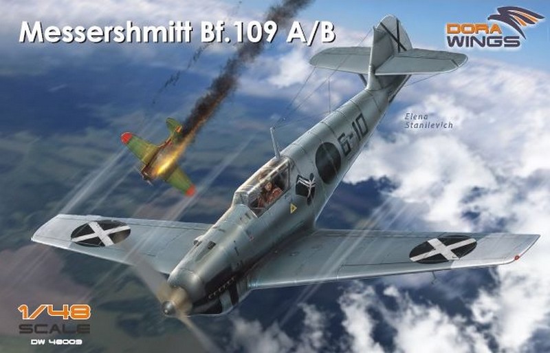 DW48009  авиация  Messershmitt Bf.109 A/B  Legion Condor  (1:48)