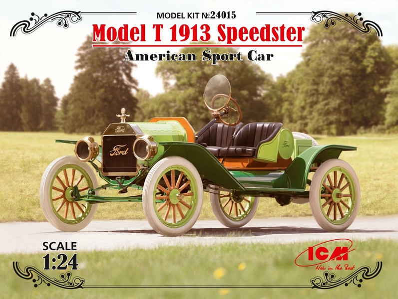 24015  автомобили и мотоциклы  Model T 1913 Speedster  (1:24)