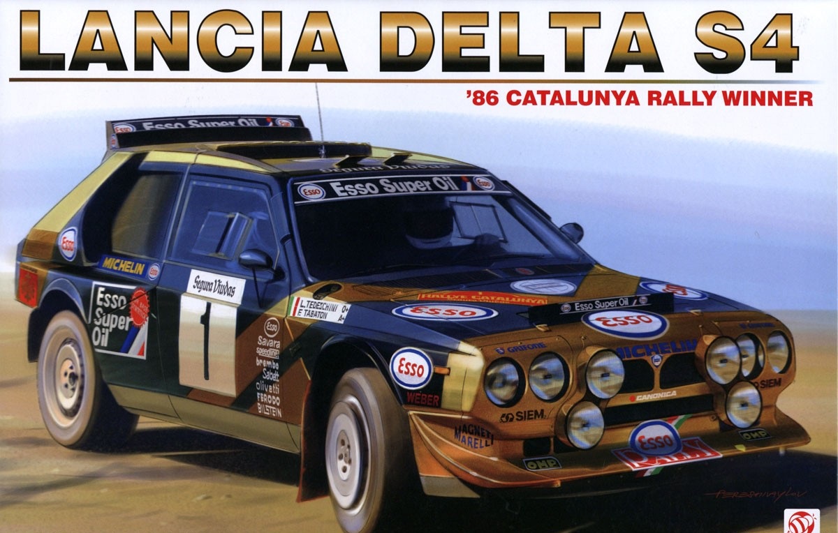 BX24034  автомобили и мотоциклы  Lancia Delta S4 '86 Catalonia Rally Winner  (1:24)