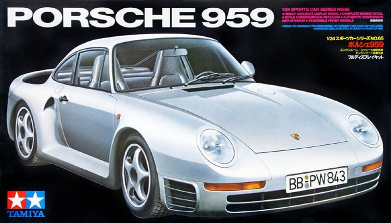 24065  автомобили и мотоциклы  Porsche 959  (1:24)