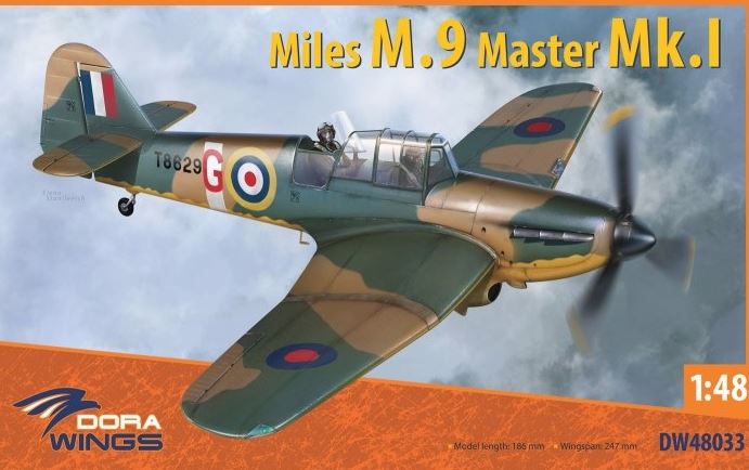 DW48033  авиация  Miles M.9 Master Mk.I  (1:48)