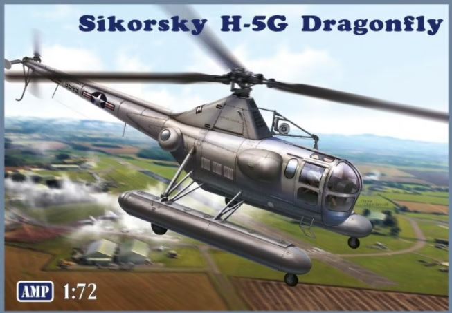 72008  авиация  Sikorsky H-5G Dragonfly  (1:72)