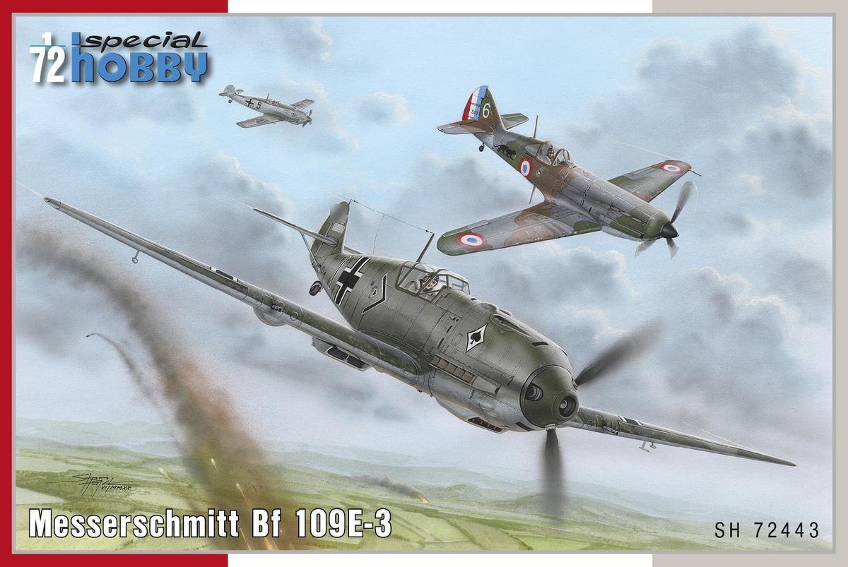 SH72443  авиация  Bf-109E-3  (1:72)