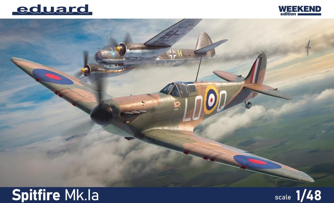 84179  авиация  Spitfire Mk.Ia  (1:48)