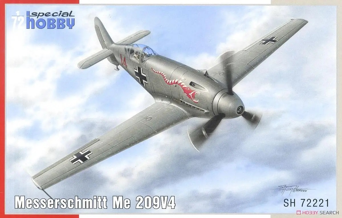 SH72221  авиация  Messerschmitt Me 209V4  (1:72)