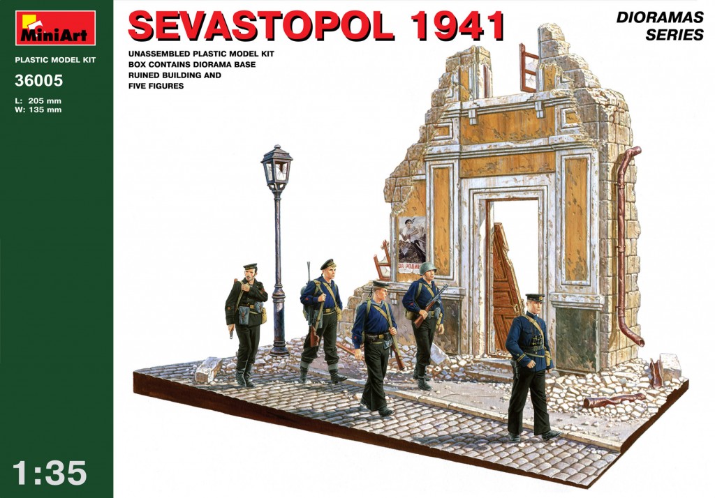 36005  наборы для диорам  SEVASTOPOL 1941  (1:35)