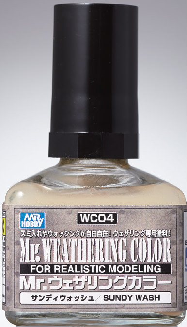 WC04  краска 40мл MR.WEATHERING COLOR WC04 SUNDY WASH