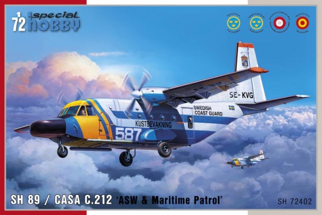 SH72402  авиация  SH 89/CASA C.212 "ASW & Maritime Patrol"  (1:72)