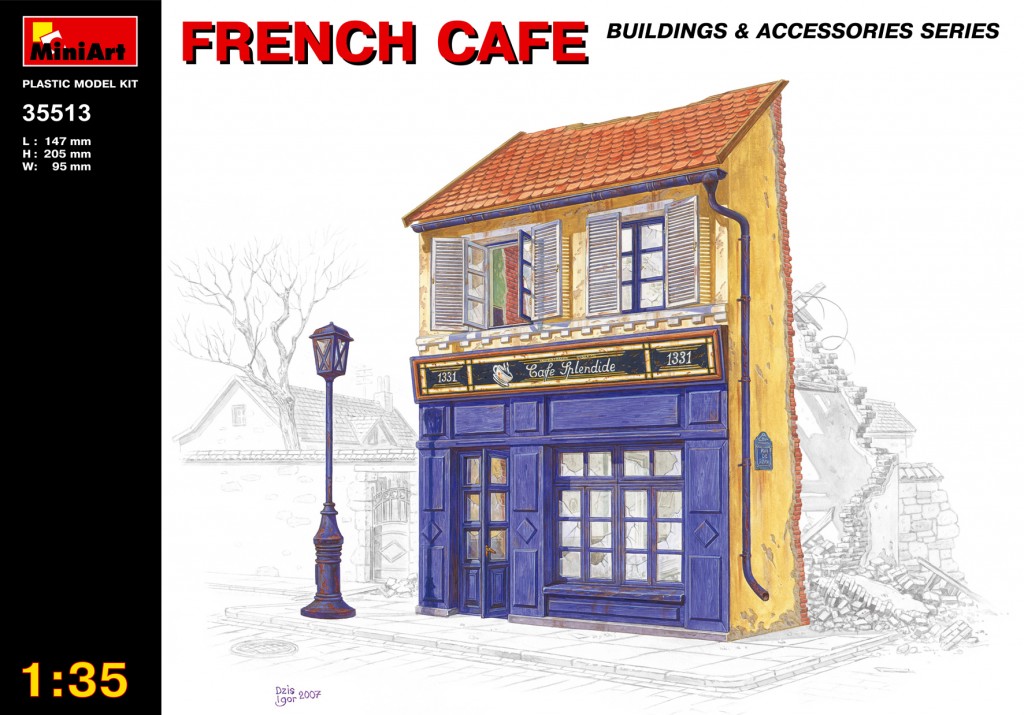 35513  наборы для диорам  FRENCH CAFE  (1:35)