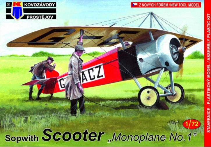 KPM0165  авиация  Sopwith Scooter 'Monoplane No.1'  (1:72)