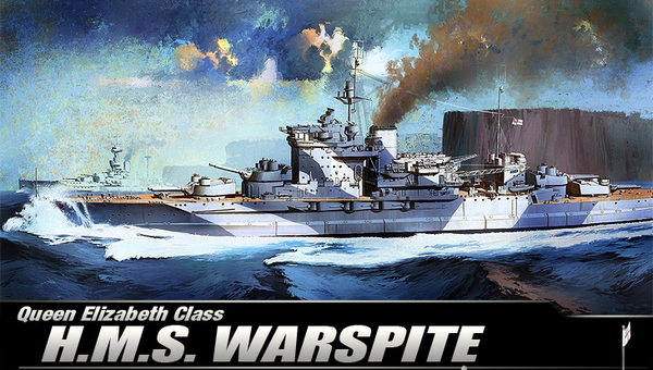 14105  флот  Queen Elizabeth Class H.M.S. Warspite  (1:350)