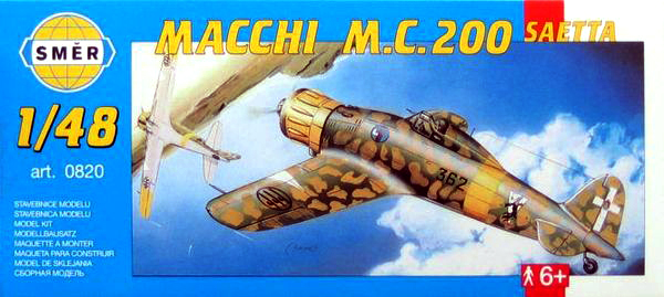 0820  авиация  Macchi M.C. 200 Saetta (1:48)