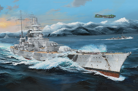 03715  флот  German Scharnhorst Battleship  (1:200)