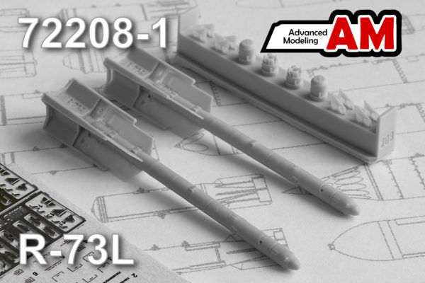 AMC 72208-1  дополнения из смолы  Ракета "воздух-воздух" малой дальности Р-73Л  (1:72)