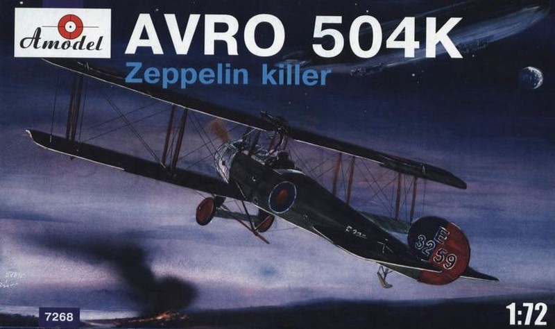 7268   авиация  AVRO-504K Zeppelin killer  (1:72)
