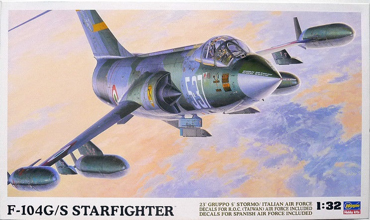 08061  авиация  F-104G/S Starfighter (1:32)