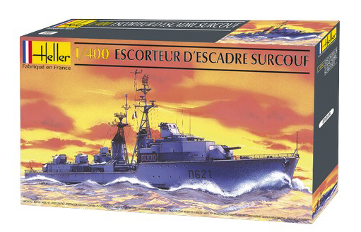 81013  флот  ESCORTEUR D'ESCADRE SURCOUF (1:400)