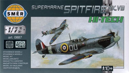 0887  авиация  Supermarine Spitfire Mk.VB (Hi-Tech Kit)  (1:72)