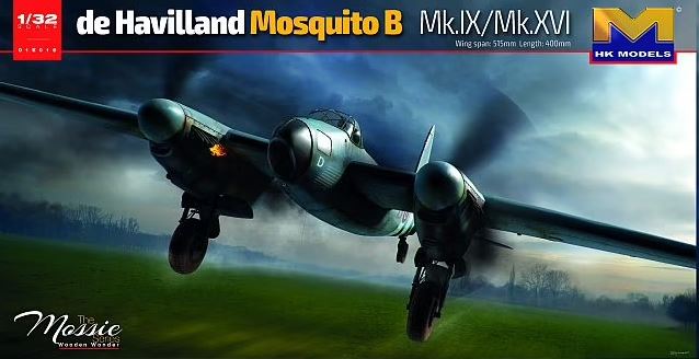 01E016  авиация  De Havilland Mosquito B Mk.IX/Mk.XVI  (1:32)
