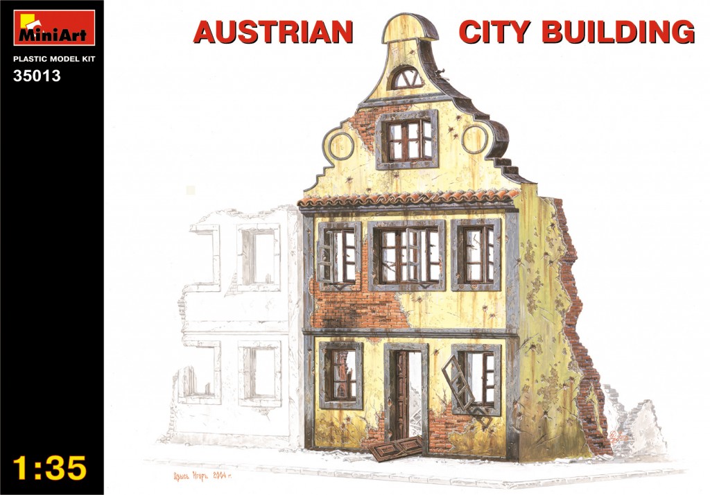 35013  наборы для диорам  AUSTRIAN CITY BUILDING  (1:35)