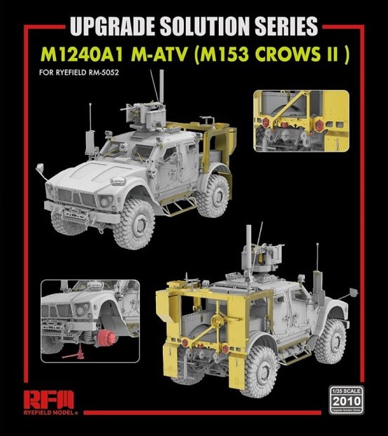 RM-2010  фототравление  Upgrade set M1240A1 M-ATV (M153 CROWS II)  (1:35)