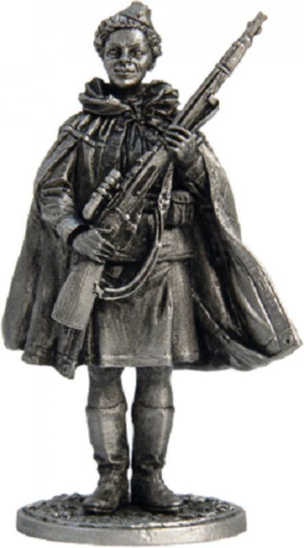 WW2-06  миниатюра  Снайпер 528-го стрелкового полка Наталья Ковшова, 1942 год. СССР