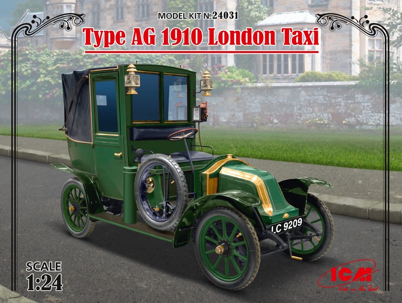 24031  автомобили и мотоциклы  Type AG 1910 London Taxi  (1:24)
