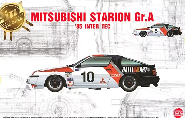 PN24031  автомобили и мотоциклы  Mitsubishi Starion Gr.A  (1:24)