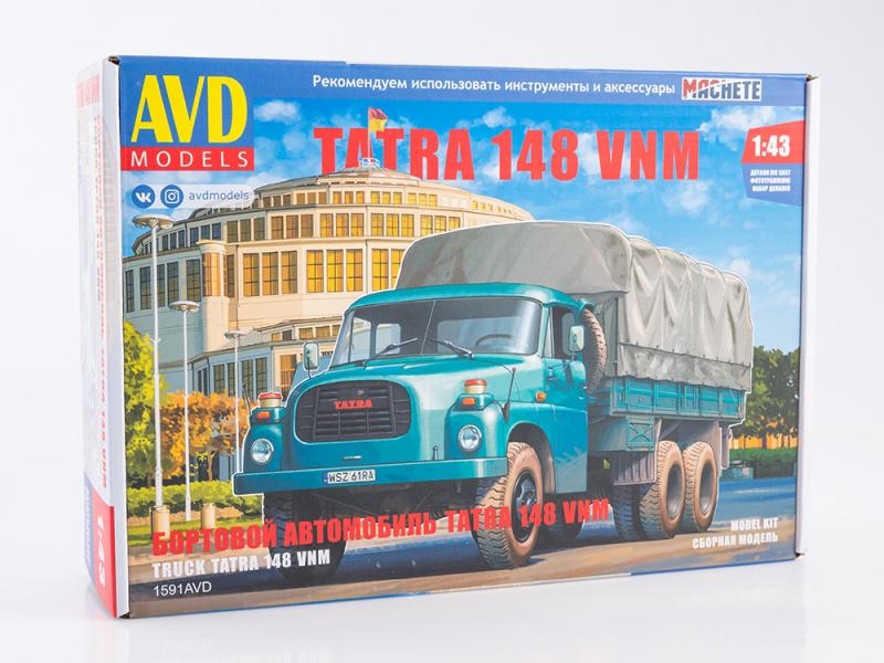 1591AVD  автомобили и мотоциклы Tatra-148VNM бортовой  (1:43)