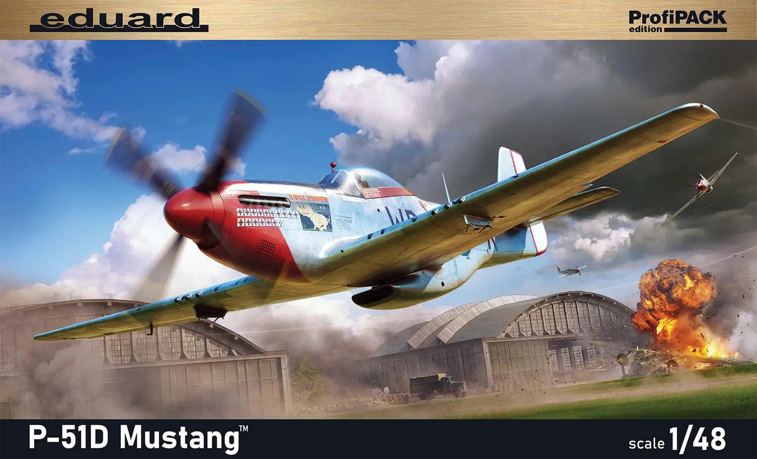 82102  авиация  P-51D Mustang  (1:48)